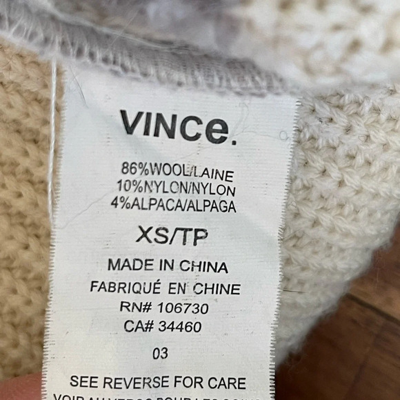 VINCE Alpaca and wool blend long cardigan - Picture 13 of 15